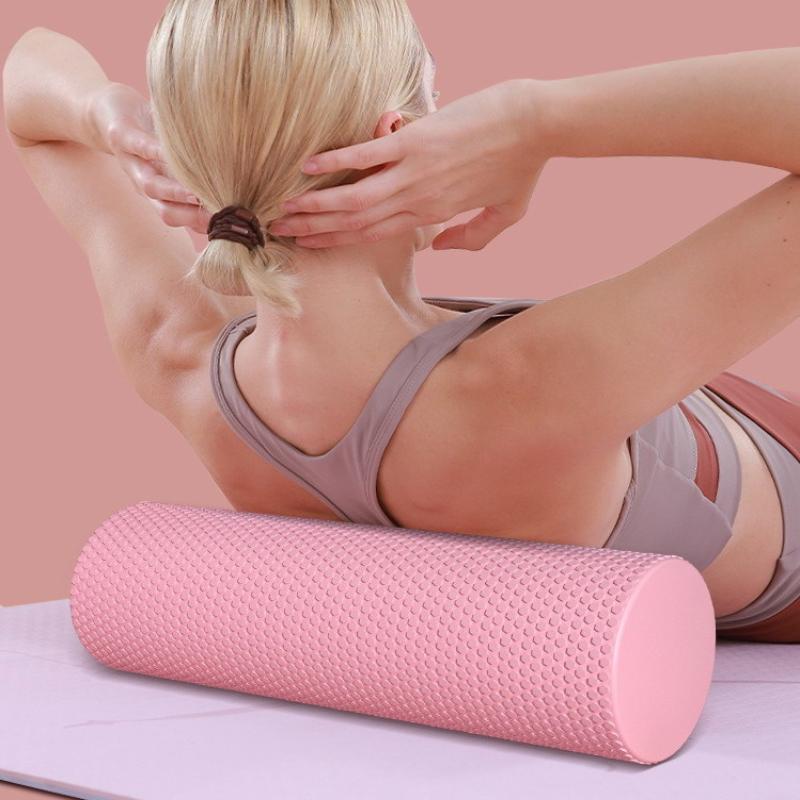 Pilates Yoga Home Workout - ヨガローラー ラウンド EVA フォームシリンダーローラー ピラティスエクササイズ用 強化されたホームワークアウト