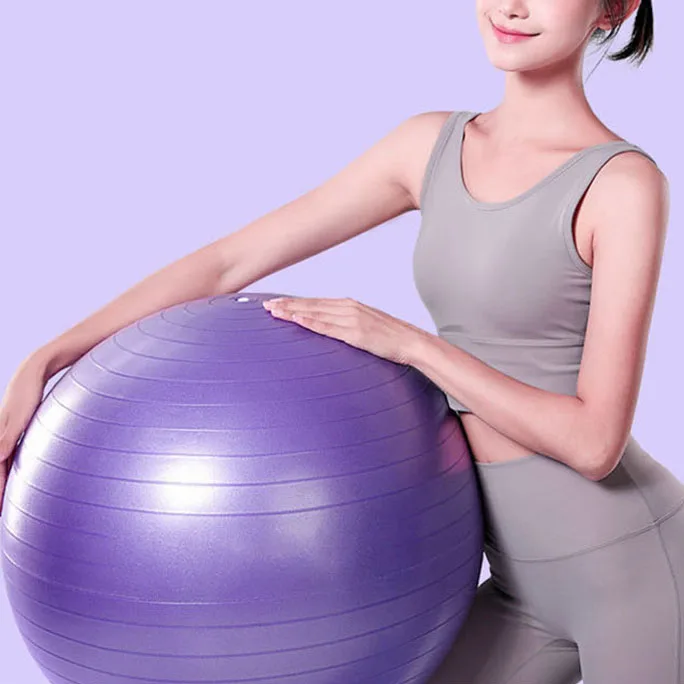 Pilates Ball Mini - ホームジムエクササイズアンチバースト小型25cmピラティスボールミニスタビリティマッサージヨガボール