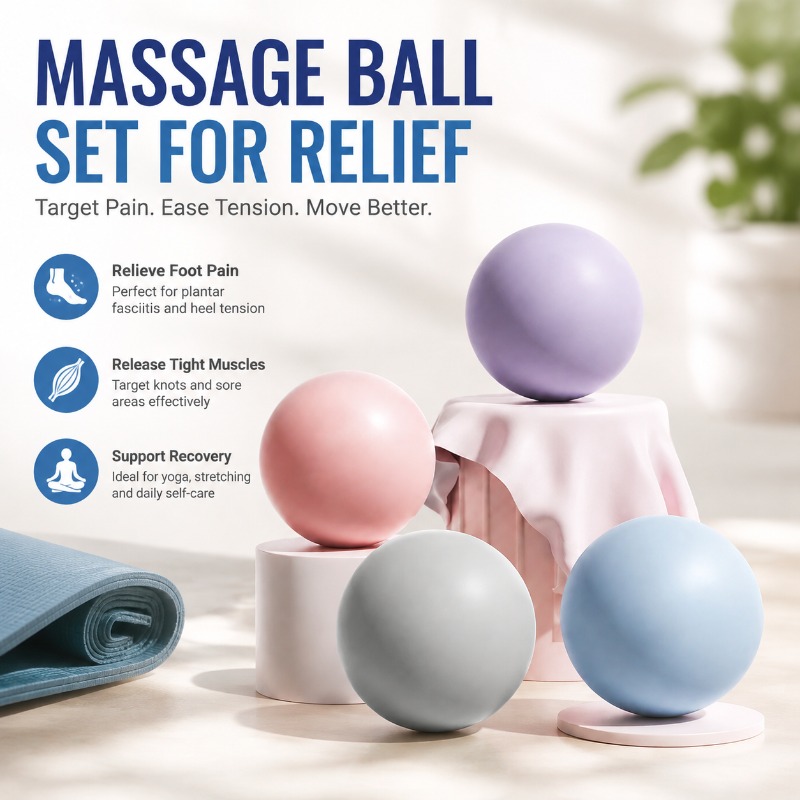 シリコーンフィットネス筋膜ボールソリッドマッサージ球足底筋肉 - Pilates Ball Mini のレビューと価格