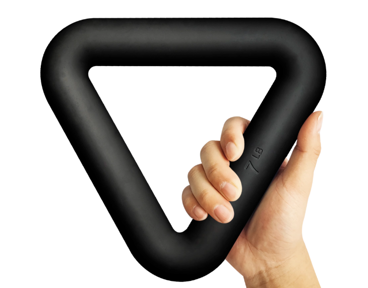 三角形の鉄製リングヨガウェイトベアリングエイド筋力トレーニン - Pilates Yoga Ring Exercises のレビューと価格