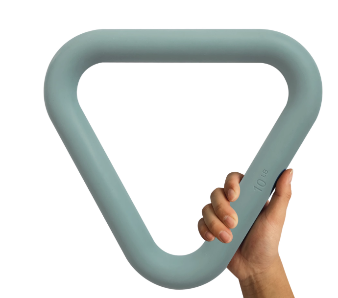 三角形の鉄製リングヨガウェイトベアリングエイド筋力トレーニン - Pilates Yoga Ring Exercises のレビューと価格
