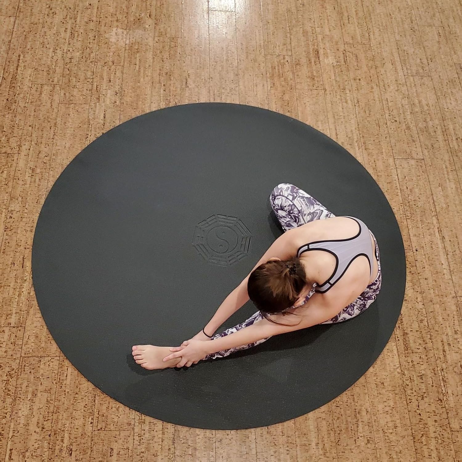 直径72インチ（6フィート）の大型円形ヨガマット 瞑想 ピラ - Pilates Yin Yoga のレビューと価格