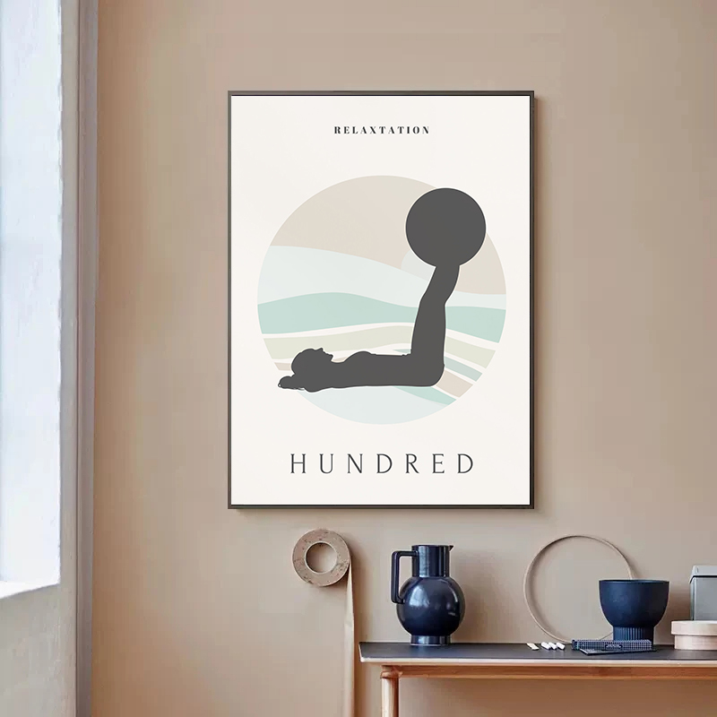 ミニマリストの体操ポスター,キャンバスの絵,動機付けの引用, - Pilates Yoga Quotes のレビューと価格