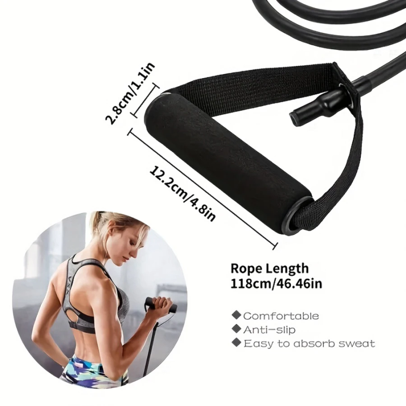 1個入り4段階抵抗バンド、ハンドル付き、自宅トレーニングや筋 - Pilates Yoga Home Workout のレビューと価格