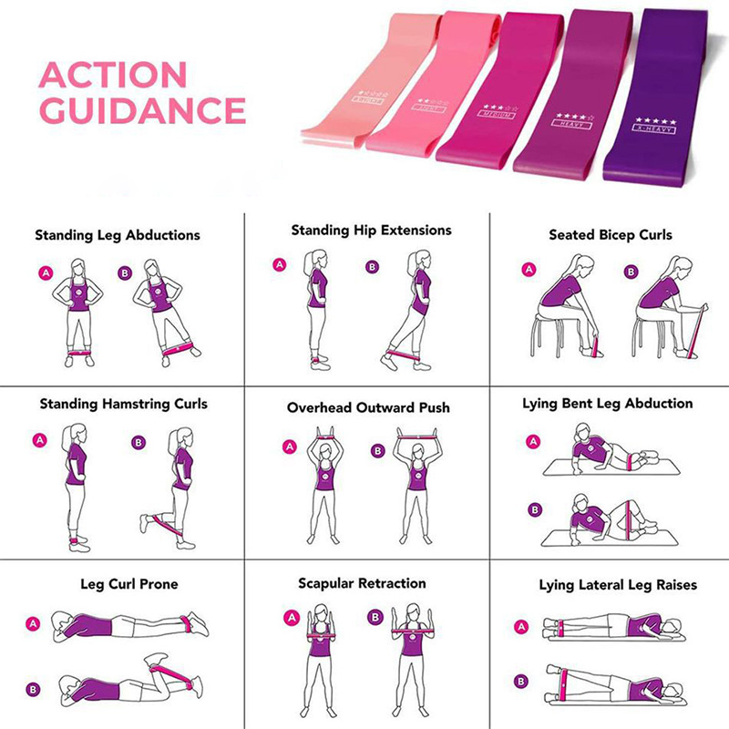 スポーツヨガレジスタンスループバンドボディービルワークアウト - Pilates Yoga Ring Exercises のレビューと価格