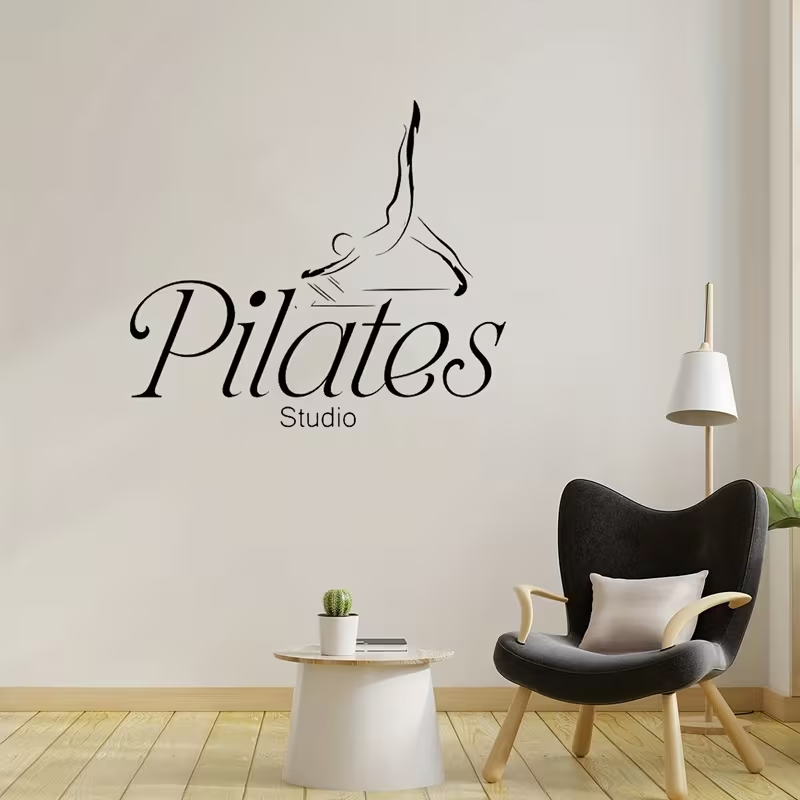 ピラティススタジオステッカー ウォールデカール モチベーショ - Pilates Yoga Quotes のレビューと価格