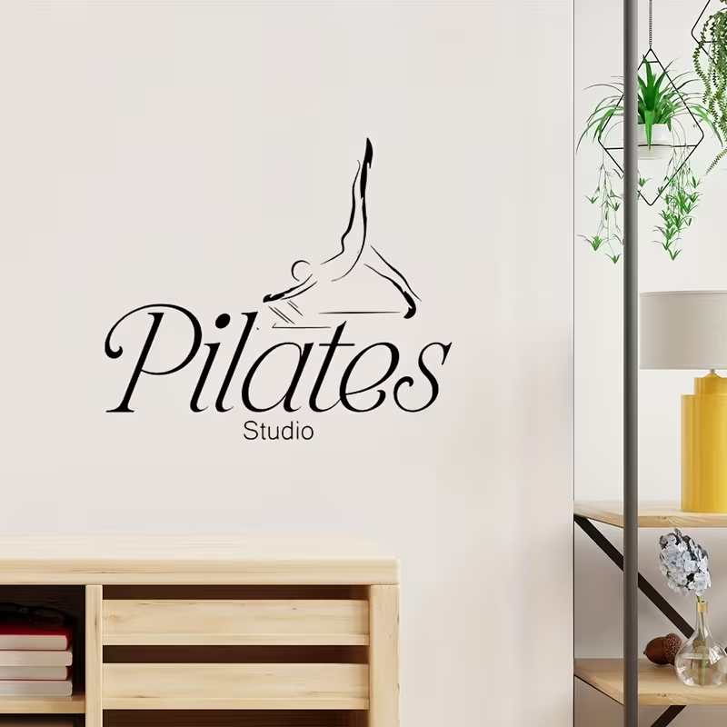 ピラティススタジオステッカー ウォールデカール モチベーショ - Pilates Yoga Quotes のレビューと価格