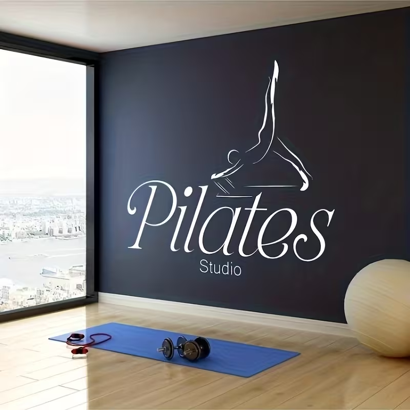 ピラティススタジオステッカー ウォールデカール モチベーショ - Pilates Yoga Quotes のレビューと価格
