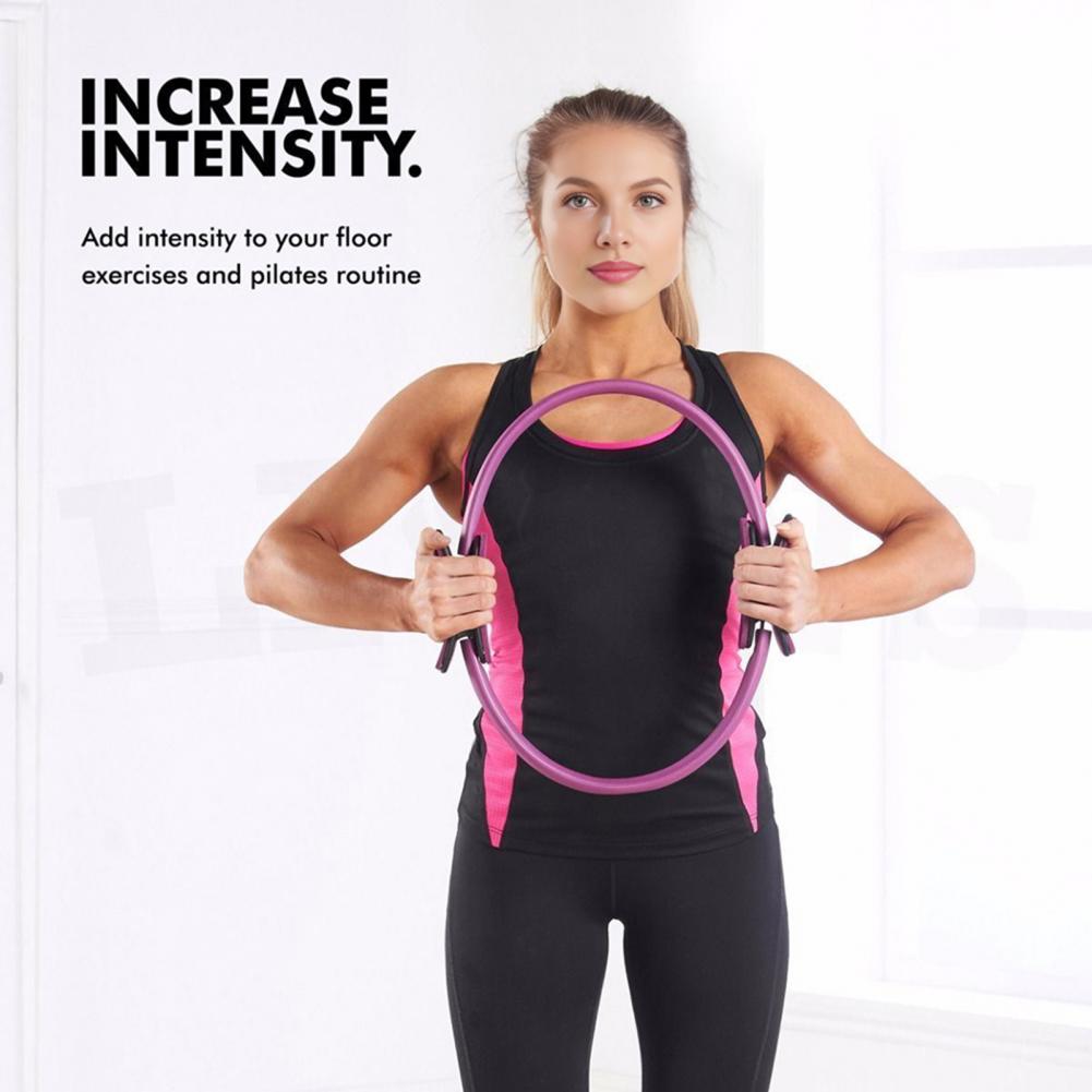 女性ヨガフィットネスリングサークルピラティス女性ガールエクサ - Pilates Yoga Ring Exercises のレビューと価格