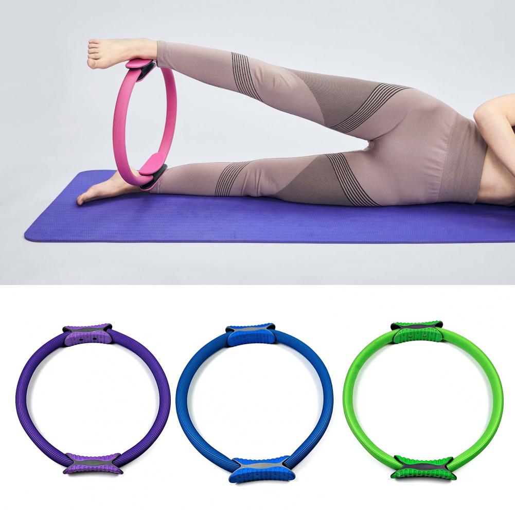 弾性ピラティスリング ノンスリップグリップ 女性用ピラティス - Pilates Yoga Ring Exercises のレビューと価格