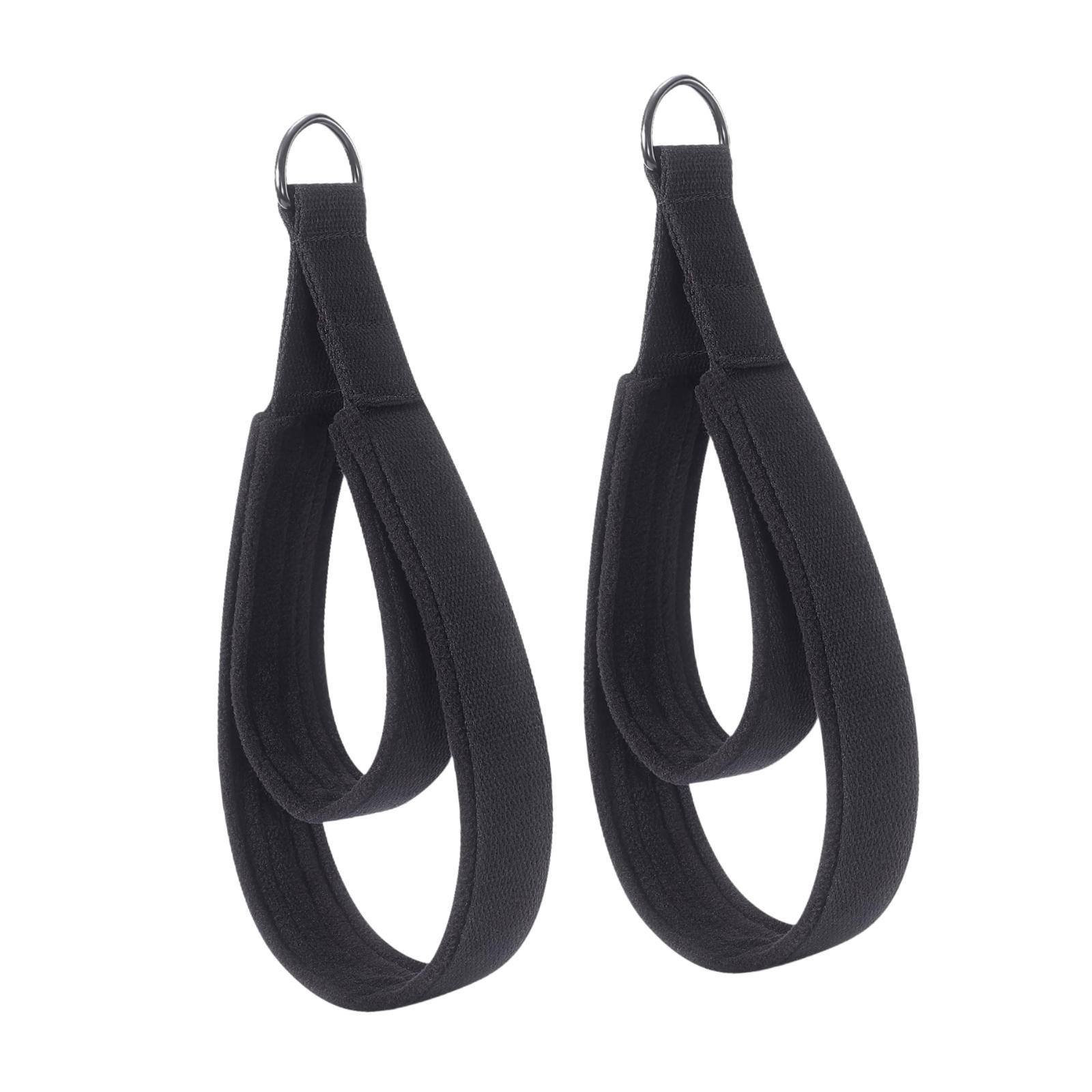 2x Dリングストラップ 滑り止めピラティスアクセサリー ジ - Pilates Yoga Ring Exercises のレビューと価格
