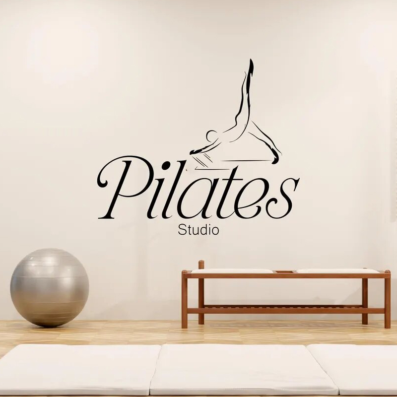 ピラティススタジオステッカー壁デカールモチベーションヨガ引用 - Pilates Yoga Quotes のレビューと価格