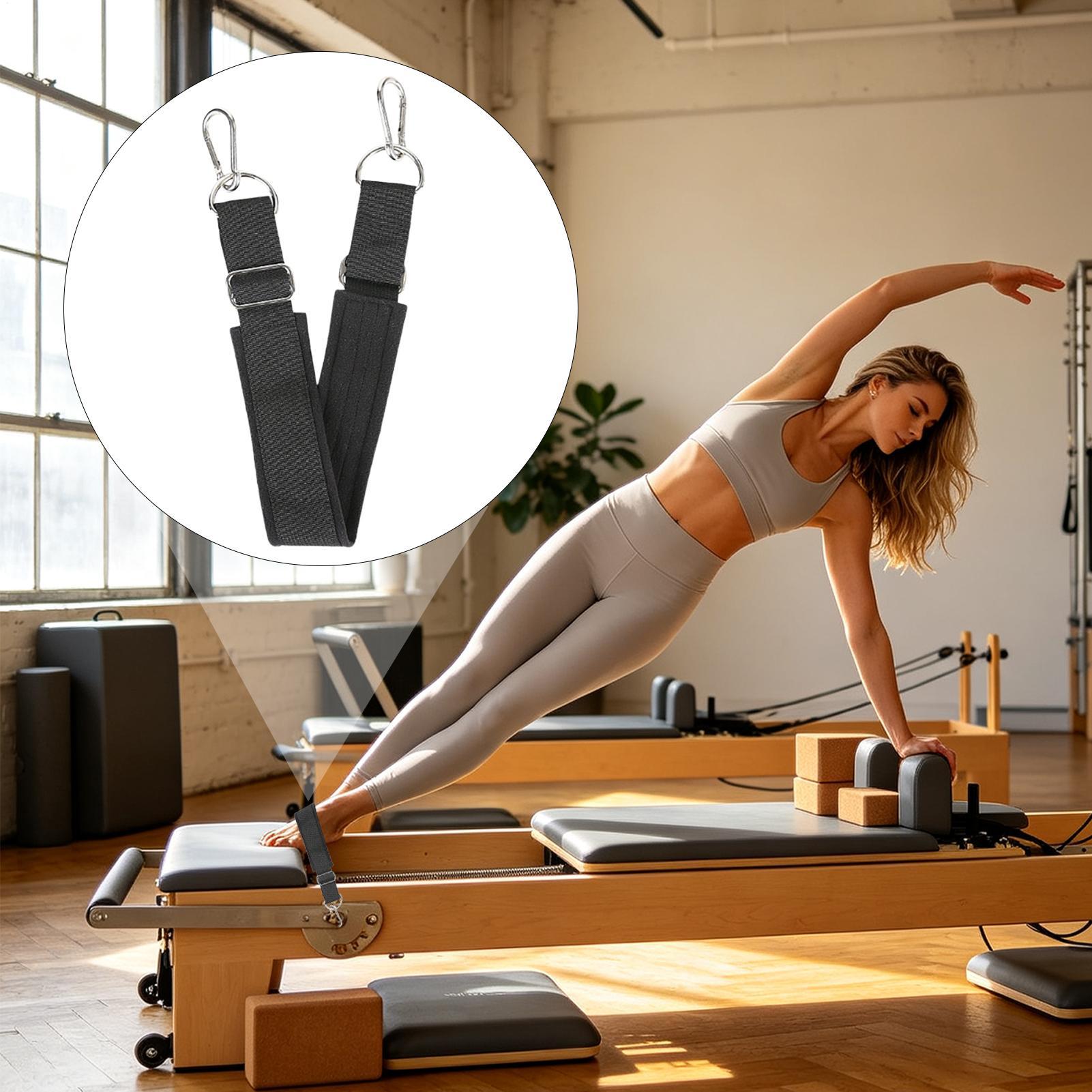 リフォーマーフットストラップ ダブルループ 厚手 滑り止め  - Pilates & Yoga Unleashed Studio Tuckahoe のレビューと価格