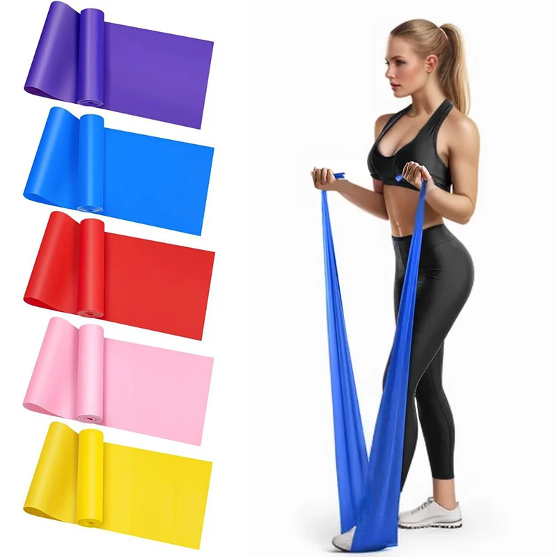 弾性ヨガフィットネスバンドヨガピラティスレジスタンスバンド男 - Pilates Yoga Home Workout のレビューと価格